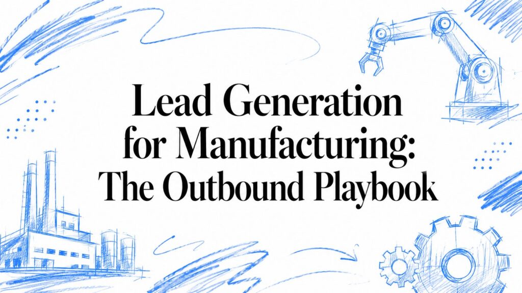 Lead Generation for Manufacturing: The Outbound Playbook