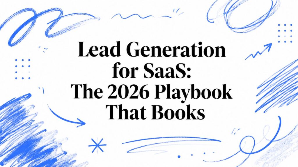Lead Generation for SaaS: The 2026 Playbook That Books