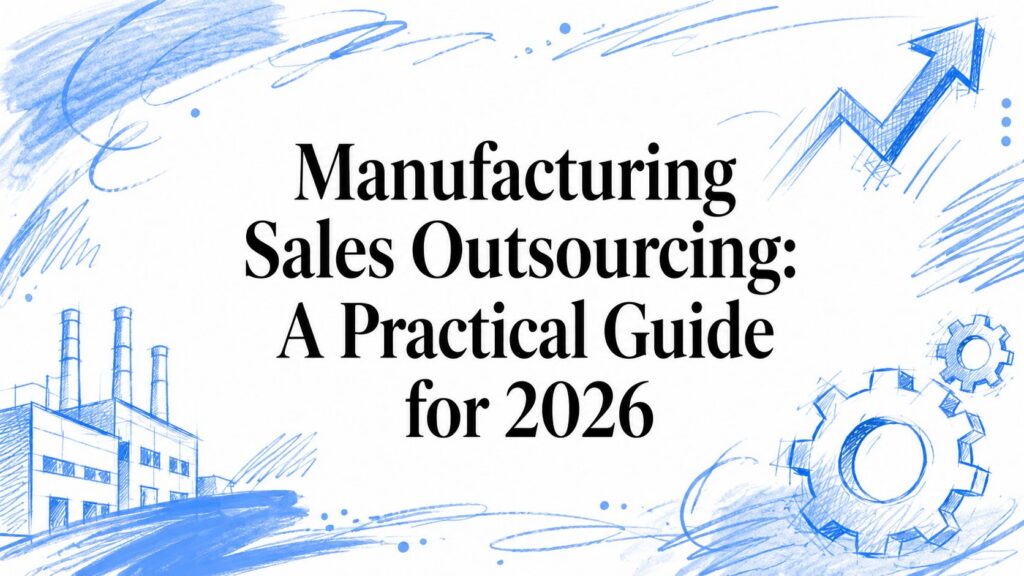Manufacturing Sales Outsourcing: A Practical Guide for 2026