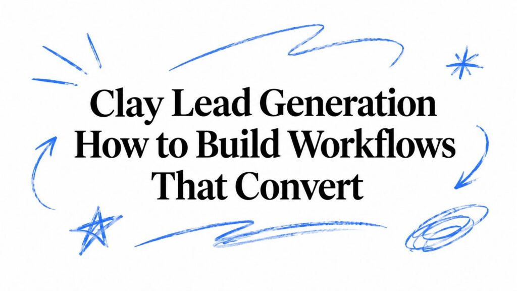 Clay Lead Generation How to Build Workflows That Convert