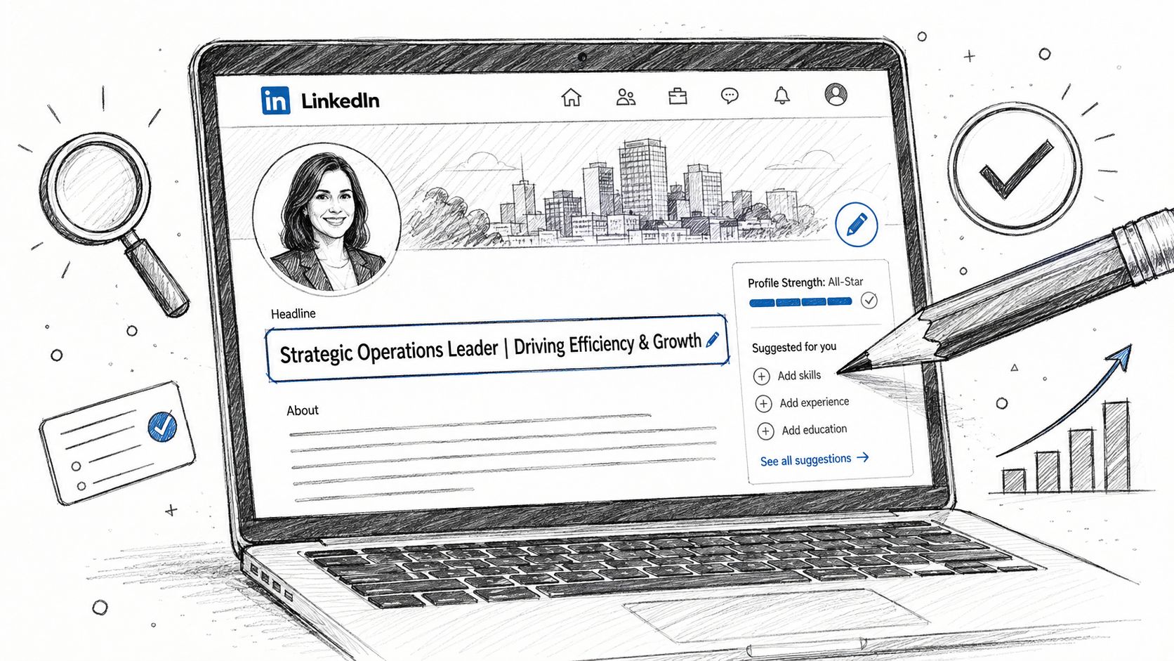 Screenshot from https://example.com/screenshots/linkedin-profile-optimization-before-after.png