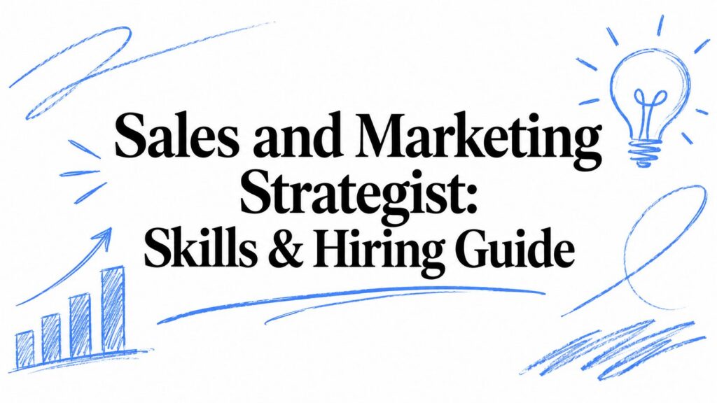 Sales and Marketing Strategist: Skills & Hiring Guide
